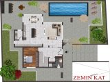 4 yatak odalı lüks villa + özel yüzme havuzu + 2 araçlık yer altı garajı + denize yürüme mesafesi + Ödeme planı