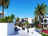 4 yatak odalı modern villalar + 8m x 4m yüzme havuzu + 2 araçlık otopark + güzel deniz ve dağ manzarası + ödeme planı