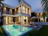 4 yatak odalı modern villalar + 8m x 4m yüzme havuzu + 2 araçlık otopark + güzel deniz ve dağ manzarası + ödeme planı
