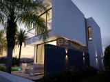 4 yatak odalı modern villalar + 8m x 4m yüzme havuzu + 2 araçlık otopark + güzel deniz ve dağ manzarası + ödeme planı