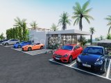 Lüks, en üst kalitede, plan aşamasında 3 yatak odalı bungalov + çatı terası + ortak yüzme havuzu + restoran + spor salonu + muhteşem deniz ve dağ manzaraları