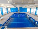 2 yatak odalı ikinci el çatı katı daire + full eşyalı + ortak havuzlar + kapılı güvenlik
