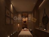 Modern stüdyo plan daireler + ortak havuzlar + kapalı ısıtmalı havuz + havuz barı + restoranlar + spa & sağlık merkezi + spor salonu + jeneratör + güvenlik ve C