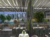 Modern stüdyo plan daireler + ortak havuzlar + kapalı ısıtmalı havuz + havuz barı + restoranlar + spa & sağlık merkezi + spor salonu + jeneratör + güvenlik ve C
