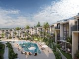 1 yatak odalı plan dışı LÜKS yeniden satış plaj kat bahçe daire + tamamen mobilyalı + 5 yıldızlı deniz kenarı gelişme + ortak yüzme havuzları + özel lagün'e