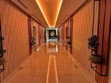 3 yatak odalı lüks bahçe daire + tamamen mobilyalı + ortak yüzme havuzları + restoran + SPA merkezi + tenis kortu + golf