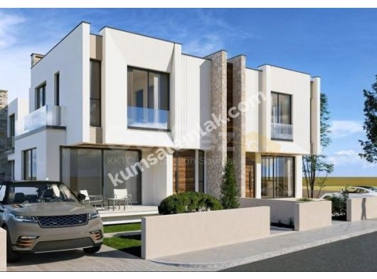 LEFKOŞA BATIKENT'DE TÜRK MALI SATILIK İKİZ MÜSTAKİL EVLER