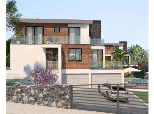 GİRNE ÇATALKÖY BÖLGESİNDE ANAYOL ÜSTÜ ULTRA LÜKS 4+1 TRİPLEX VİLLA