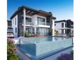 GİRNE KARAOĞLAN BÖLGESİNDE ANAYOL ÜSTÜ ULTRA LÜKS 4+1 VİLLA