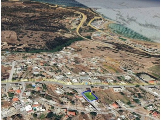 İSKELE KAPLICA BÖLGESİNDE KÖY İÇERİSİNDE DAĞ DENİZ MANZARALI SATILIK ARSA