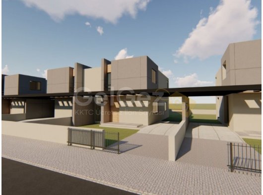 GİRNE BOĞAZ'DA YENİ SIFIR SATILIK TÜRK MALI İKİZ MÜSTAKİL EV