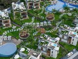 Girne merkezde 3+1 256 m2 site içerisinde 187.500 STG peşinat ile Türk Malı villalar...