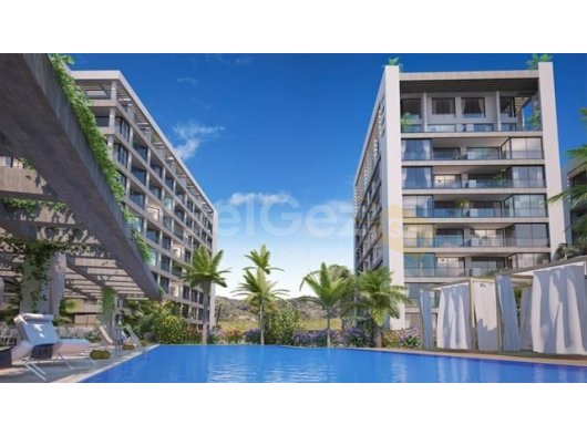 Gaziveren'de 1+0 havuzlu rezidance daire 90.000 STG / 0548 823 96 10