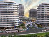 KUZEY KIBRIS ; İSKELE LONGBEACH 'DE PROJE AŞAMASINDA SATILIK DAİRELER