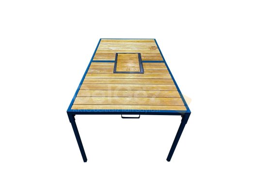 6 Kişilik Katlanabilir Mangallı Masa