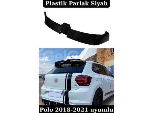 Volkswagen Polo R Line Spoiler 2018 ve Sonrası Parlak Siyah