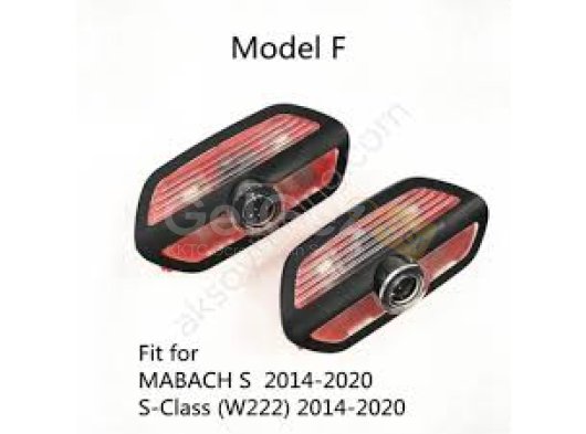 Mercedes S Class Yeni Model Uyumlu Yedek Parça Orjinal Kapı Altı Logo