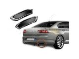 Volkswagen Passat B8 ( 2015-2018 ) Uyumlu Yedek Parça Krom Egzoz Görünümlü Difüzör Paslanmaz Çelik