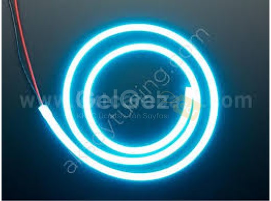 Üniversal Silikon Led 60 cm Buz Mavi