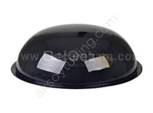 Üniversal Siyah Uydu Kapağı Plastik