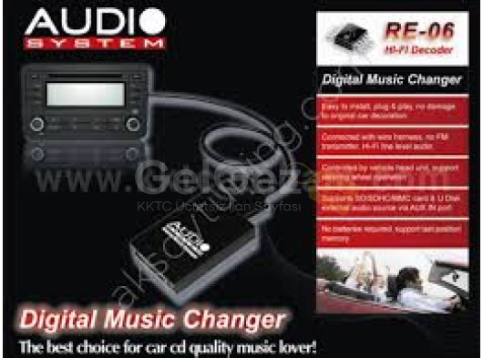 Audio System Ford Teybine Uyumlu Yerli Üretim Yedek Parça Usb Sd Aux Adaptörü FRD1