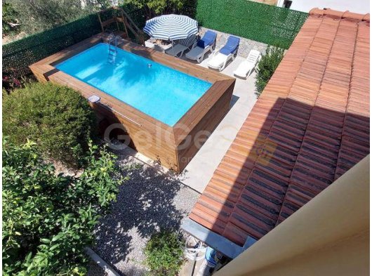 Kıbrıs Girne Çatalköy - Satılık 3+1 Dağ ve Deniz Manzaralı Villa