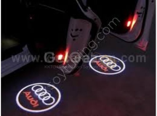 Audi Uyumlu Yedek Parça Kapı Altı Delmeli Hayalet Logo