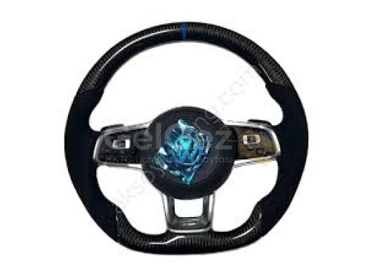 Volkswagen Golf 7.5 R F1 Uyumlu Yedek Parça Vitesli Carbon Alcantara Direksiyon