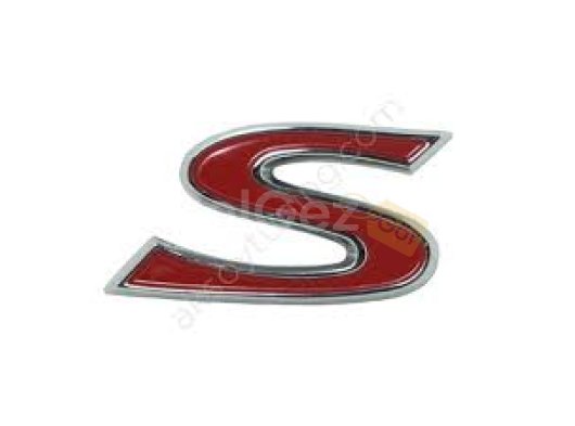 Toyota Uyumlu Yedek Parça S Kırmızı Çamurluk ve Bagaj Logosu