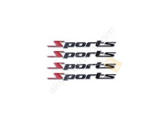 Sports Bagaj ve Çamurluk Logosu 4Lü