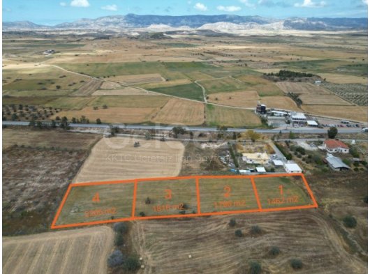 AKOVA BÖLGESİNDE YATIRIMLIK 4 ADET SATILIK TARLA