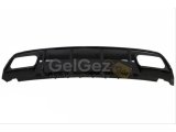 Mercedes W176 16-18 A45 Uyumlu Yedek Parça Difüzör & Egzoz Seti (Parlak Siyah) - Siyah Egzoz İle (Amg Paket İçin )