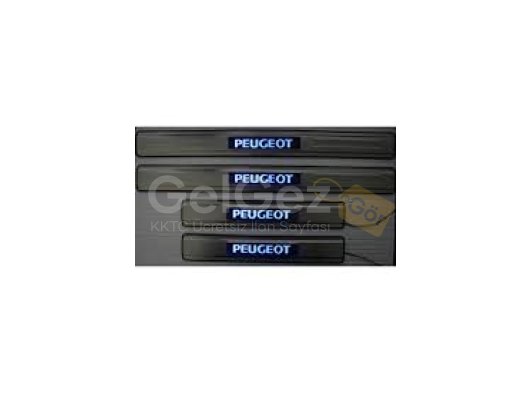 Peugeot Uyumlu Yedek Parça Işıklı Kapı Eşiği