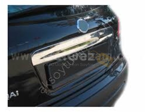 Nissan Qashqai 2007 Uyumlu Yedek Parça Krom Bagaj Çıtası