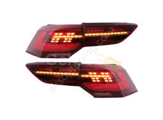 Volkswagen Golf 8 Uyumlu Yedek Parça HB 2020+ Uyumlu Yedek Parçaı Dinamik Kayar Ledli Stop