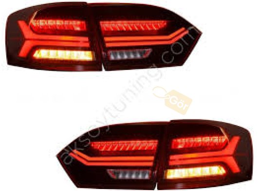 Volkswagen Jetta Mk6 VI 2012-2014 Uyumlu Yedek Parça Dinamik Akan Dönüş Sinyalli