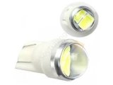 T10 Led Ampul 2 Çipli Mercekli Beyaz 12 Volt
