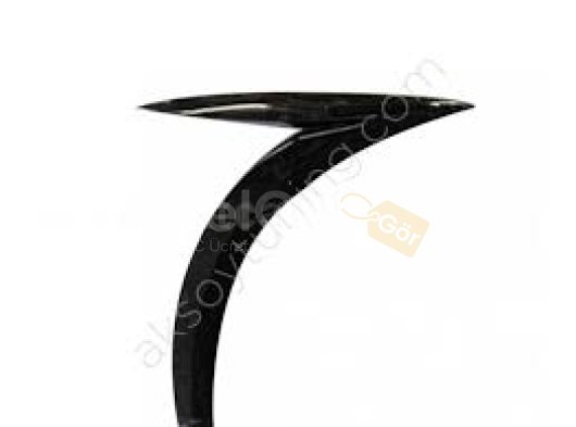 Üniversal Çamurluk Venti Büyük Model Parlak Siyah