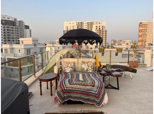 KKTC ISKELE LONGBEACH BOLGESI KIRALIK ESYALI 1+1 PENTHOUSE