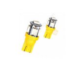T10 Led Ampul 5 Çipli Sarı 12 Volt