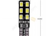 T10 Led Ampul 12 Çipli Beyaz 12 Volt