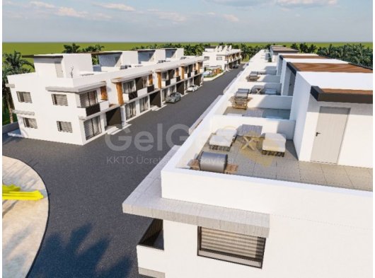 İSKELE MERKEZ ÖDEME PLANLI PROJE AŞAMASINDA SATILIK 2+1 LUX İKİZ VİLLALLAR