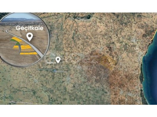 TOPRAKTAN YATIRIM FIRSATI!!!GAZİMAĞUSA GEÇİTKALE SATILIK PARSELASYON ARSALAR