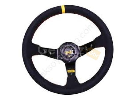 OMP Spor Direksiyon Ofsetli Sarı Süet Siyah