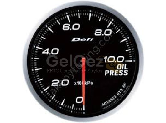 Defi Yağ Basınç (Oil Press) Göstergesi Analog
