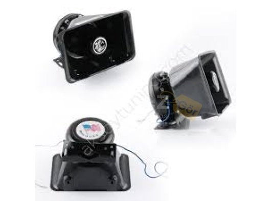 Profesyonel Siren Megafonu Dikdörtgen