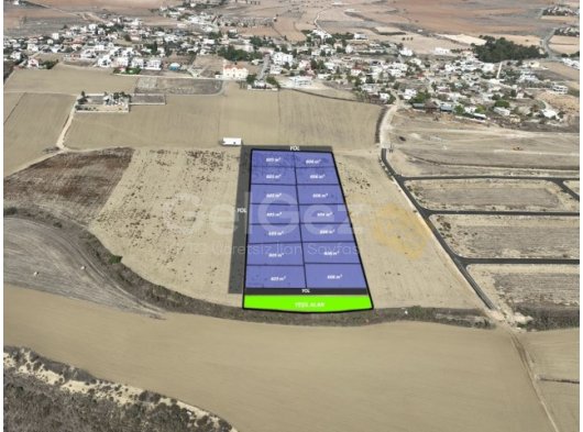 GAZİMAĞUSA MUTLUYAKA SATILIK PROJE AŞAMASINDA PRIME 2.ETAP ARSALAR