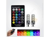 T10 Rgb Kumandalı Çakarlı Park Ampülleri