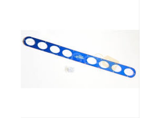 Universal Delikli Arka Tampon Difüzör Mavi 8 Delikli