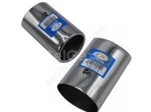 Honda Civic Uyumlu Yedek Parça Vidalı Krom Egzoz Ucu 100-012